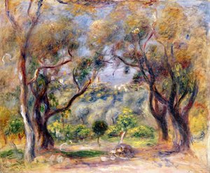 Paisaje en Cagnes de Pierre Auguste Renoir